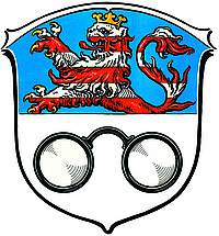 Das Wappen der Gemeinde Bischofsheim